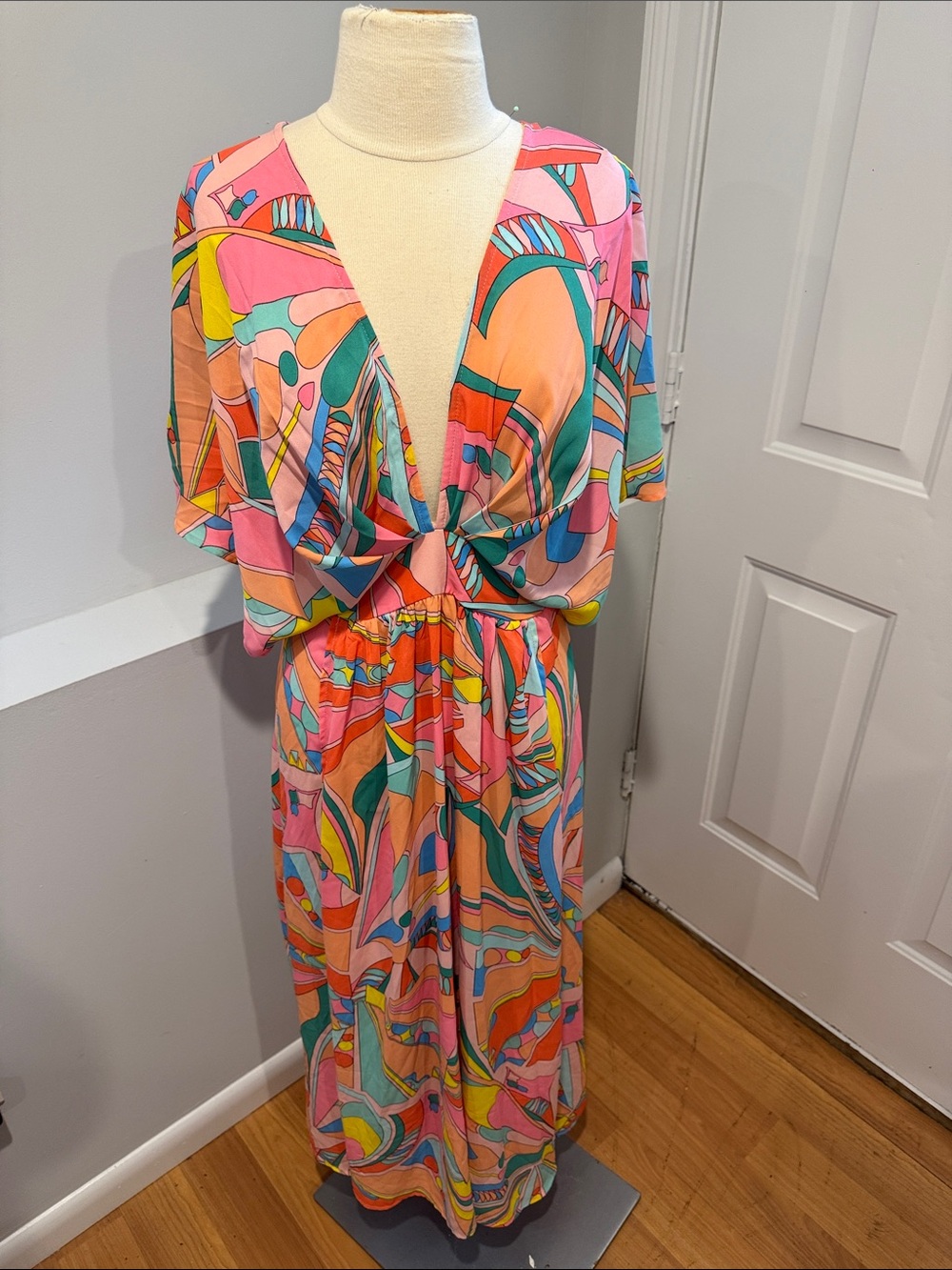 Olivaceous Maxi Dress (4)